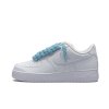 Nike Air Force 1 White Rope Laces Ice Blue 1