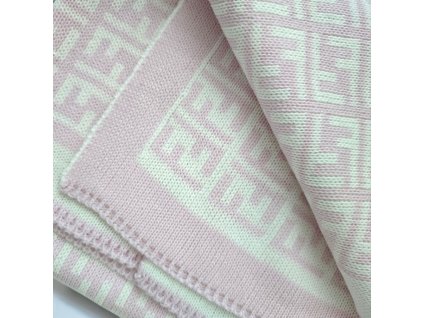 Dětská deka/přehoz baby pink FF