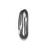 Halskette CoCO schwarze Perle M / Silber