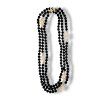 Halskette CoCO schwarze Perle S / Gold