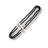 Halskette CoCO schwarze Perle M / Gold