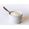 DALL·E 2023 03 28 17.30.00 Photo of Buffalo yogurt (sour milk) on a white background for an online store