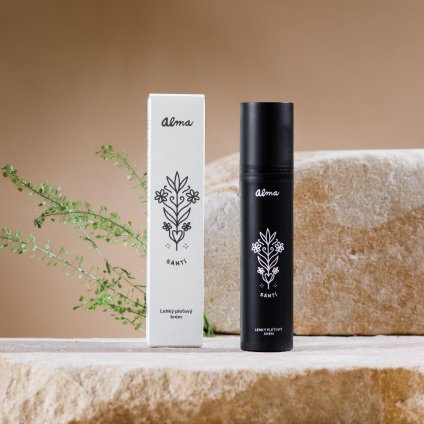 SÁNTÍ - lehký pleťový krém s lípou, fermentovanými laktobacily a Centella buňkami  50 ml