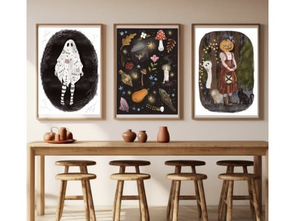 Séria printov Spooky love