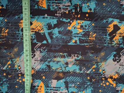 Softshellové kalhoty, Zelený abstrakt