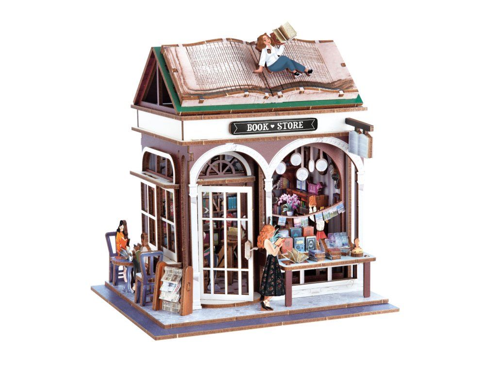 diorama buki knihkupectvi