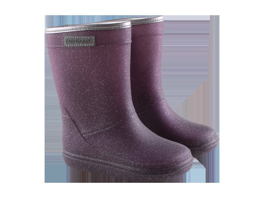 enfant termo holinky metalicka fialova