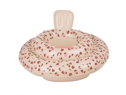 nafukovaci kruh pro miminka pink leopard swim essentials