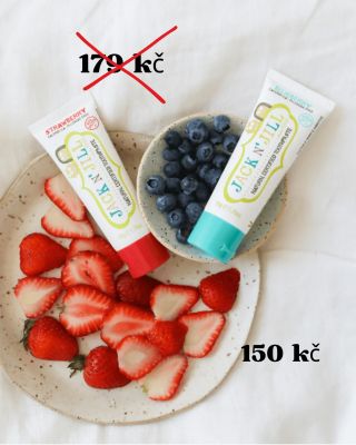 🦷✨ Zubní pasta Jack N’ Jill – oblíbená u dětí i rodičů Jemná chuť, přírodní složení a bezpečná i při spolknutí – proto si...