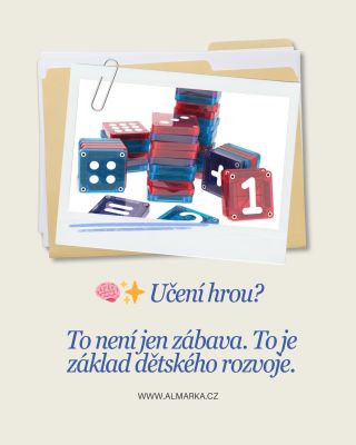 Už léta vybíráme hračky a hry aby měly i jiný potenciál. 🧠👀👦👧 Aby se děti něco naučili – aby je motivovaly objevovat. Daří...