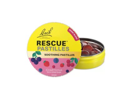 rescue mixed berry pastilles front of pack