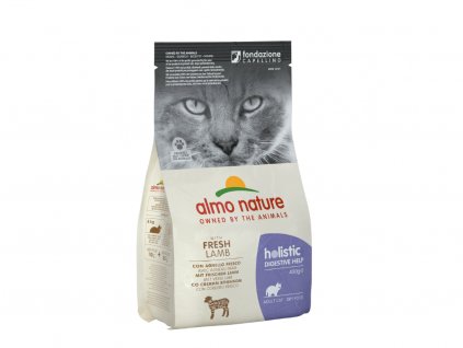 almo-nature-holistic-cat-digestive-help-adult-čerstvé-jahnacie-400g