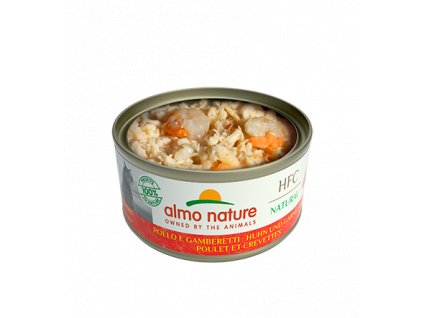 Almo Nature HFC Natural cat  kuracie s krevetami  70g