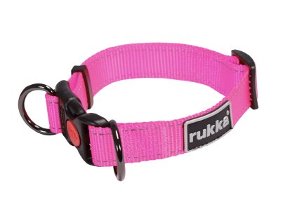 rukka-pets-bliss-neon-collar-m-ruzova-1