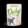 Almo Nature Daily cat kapsička kura s lososom 6x 70g