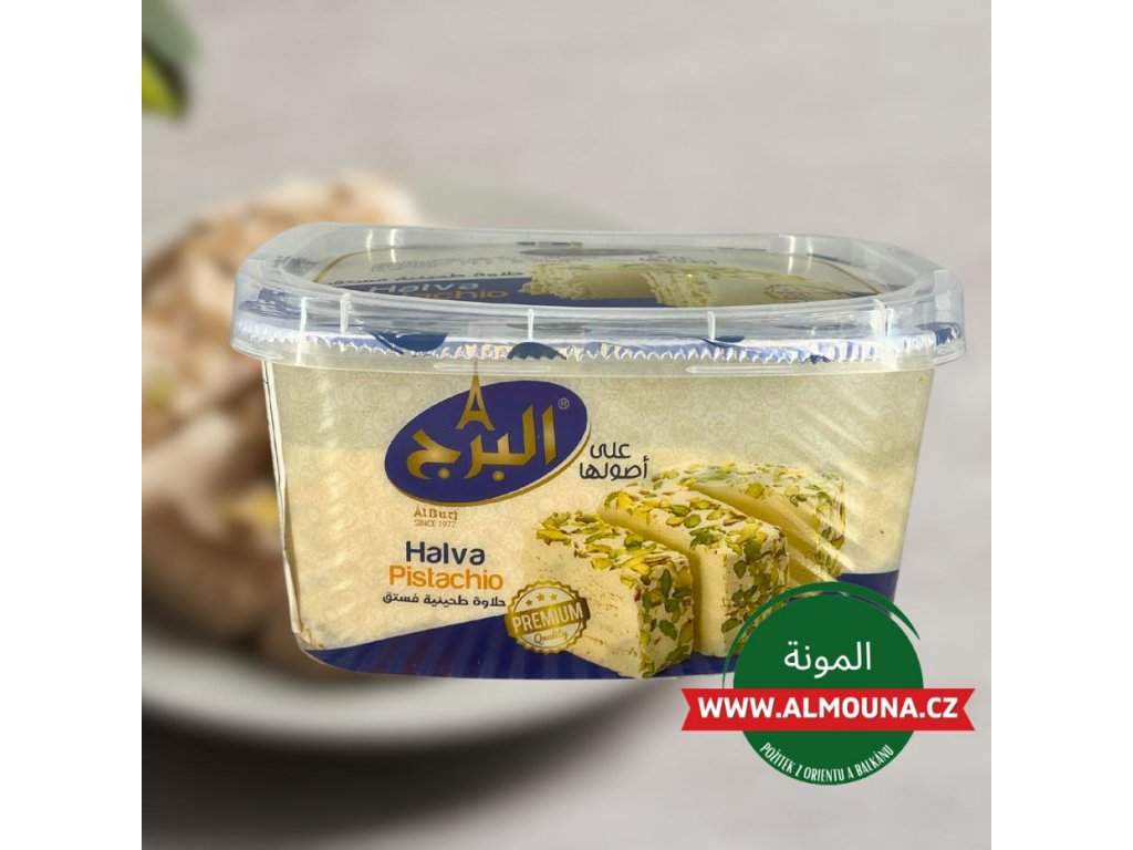 Halwa s pistaciemi - Alburj 700g ( حلاوة بالفستق البرج )