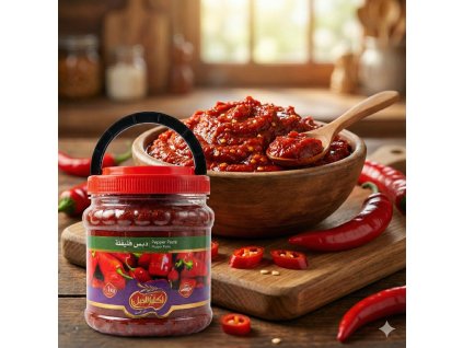 Papriková pasta - jemné pálivá 1kg (دبس فليفلة حار خفيف )