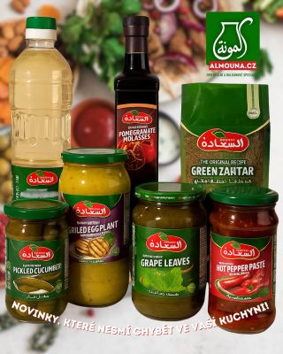 ✨ Novinky v naší nabídce! ✨ Objevte autentické chutě Blízkého východu a Středomoří s našimi novými produkty AL SAADAH – od...