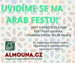 🐪 Vidíme se na Arabfestu v Plzni! 🕌 Chystáte se tuhle sobotu na Arabfest? My tam rozhodně nebudeme chybět ani letos a...