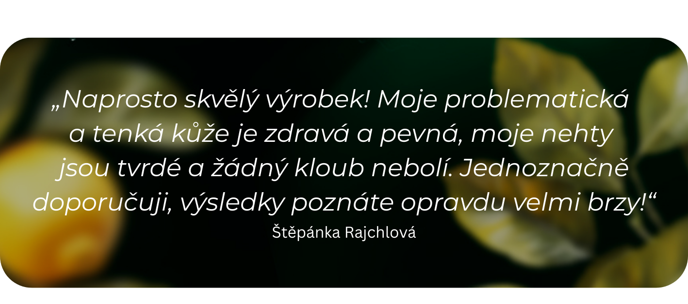 Recenze zákaznice – Štěpánka Rajchlová