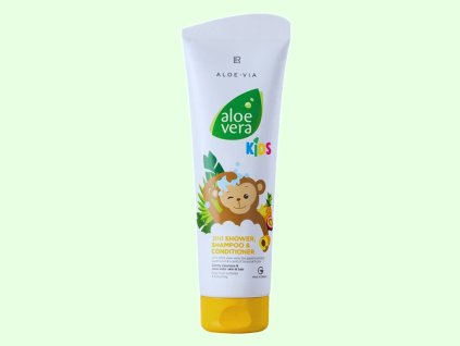 LR Aloe Vera Jungle Friends 3in1 Šampón, kondicionér & sprchový gél