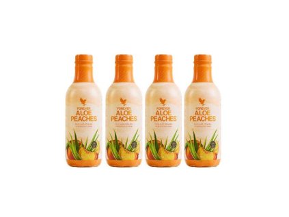 4pack - Forever Aloe Peaches 4 x 1 l - štvorbalenie Forever Aloe Peaches™ nápoja