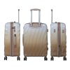 Travel set of 3 suitcases (cappuccino)
