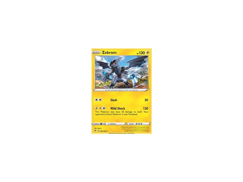 VIV 060/185 Zekrom - Vivid Voltage