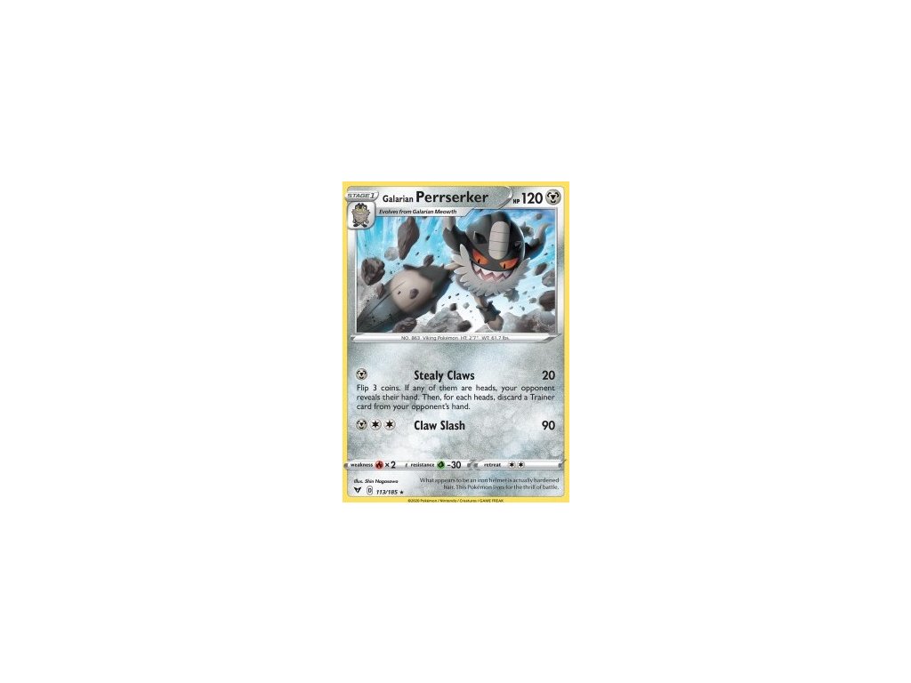 VIV 113/185 Galarian Perrserker - Vivid Voltage