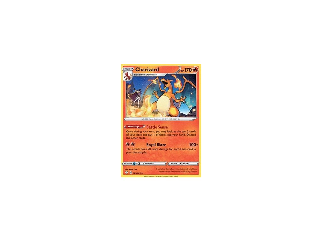 VIV 025/185 Charizard (Shattered Holo) - Vivid Voltage