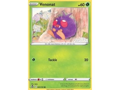 SIT 001/195 Venonat - Silver Tempest