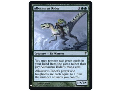 Allosaurus Rider (foil)