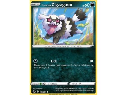 FST 159/264 Galarian Zigzagoon - Fusion Strike