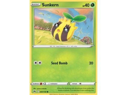 CRZ 007/159 Sunkern - Crown Zenith