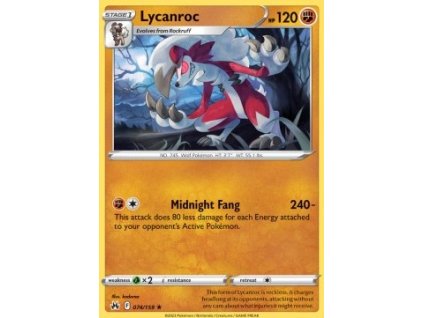 CRZ 074/159 Lycanroc - Crown Zenith