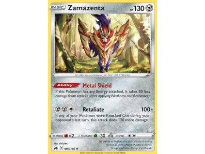 CRZ 097/159 Zamazenta - Crown Zenith