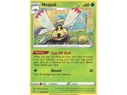 VIV 014/185 Ninjask - Vivid Voltage