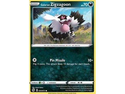 CPA 035/073 Galarian Zigzagoon - Champion’s Path