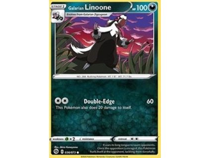 CPA 036/073 Galarian Linoone - Champion’s Path