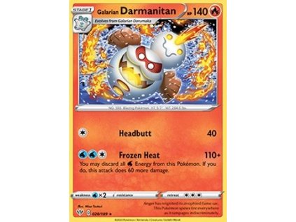 DAA 028/189 Galarian Darmanitan - Darkness Ablaze