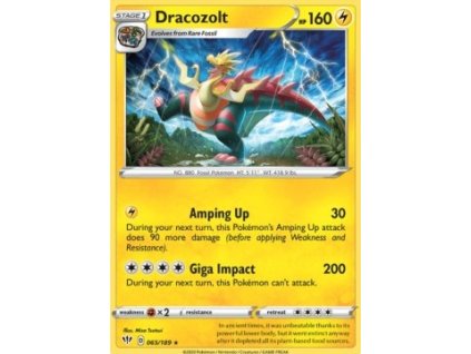 DAA 065/189 Dracozolt - Darkness Ablaze