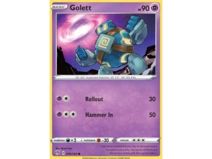 DAA 076/189 Golett - Darkness Ablaze