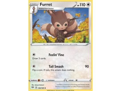 DAA 136/189 Furret - Darkness Ablaze
