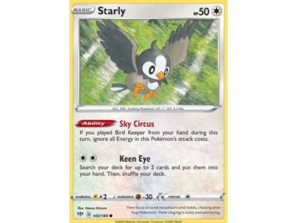 DAA 145/189 Starly - Darkness Ablaze