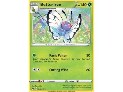 RCL 003/192 Butterfree - Rebel Clash
