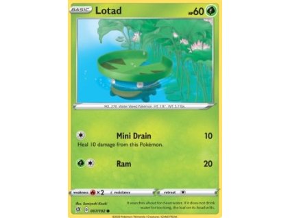 RCL 007/192 Lotad - Rebel Clash