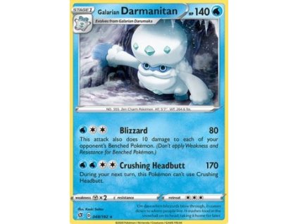 RCL 048/192 Galarian Darmanitan - Rebel Clash