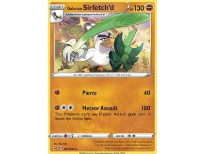 RCL 095/192 Galarian Sirfetch'd - Rebel Clash