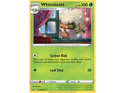 SSH 006/202 Whimsicott - Sword & Shield