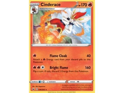 SSH 036/202 Cinderace - Sword & Shield